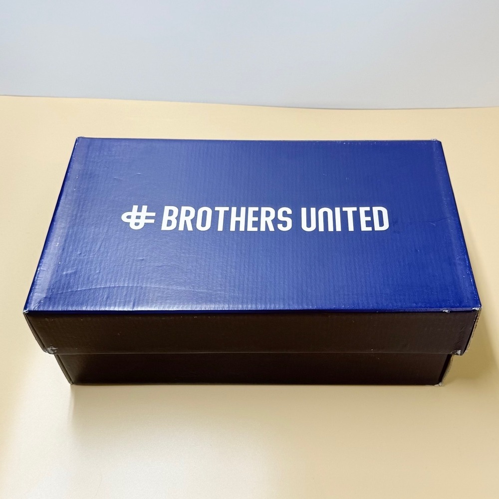 Brothers United Manor St Brown Napa Leather Sneakers Mens 13 Lace-Up Shoes - Picture 4 of 13